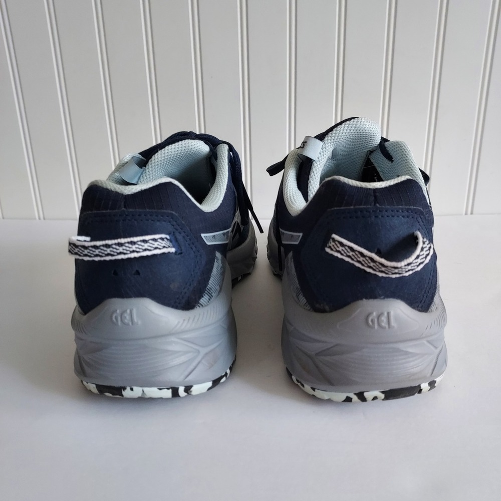 Asics Gel-Venture 9 Trail Running Shoes Navy Blue Grey Wide Women US 11 1012B761 - Picture 4 of 9